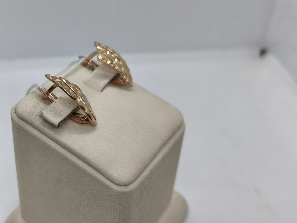 СЕРЬГИ БЕЗ КАМНЯ (Au 585)