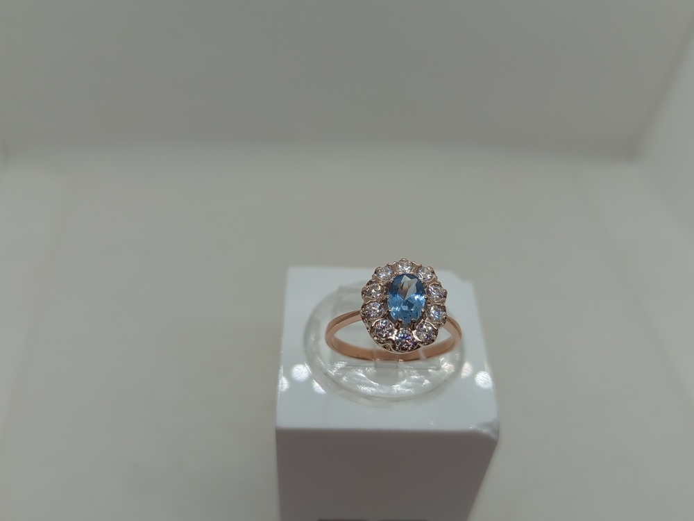 КОЛКМИ585 КОЛЬЦО С КАМНЯМИ (Au 585)