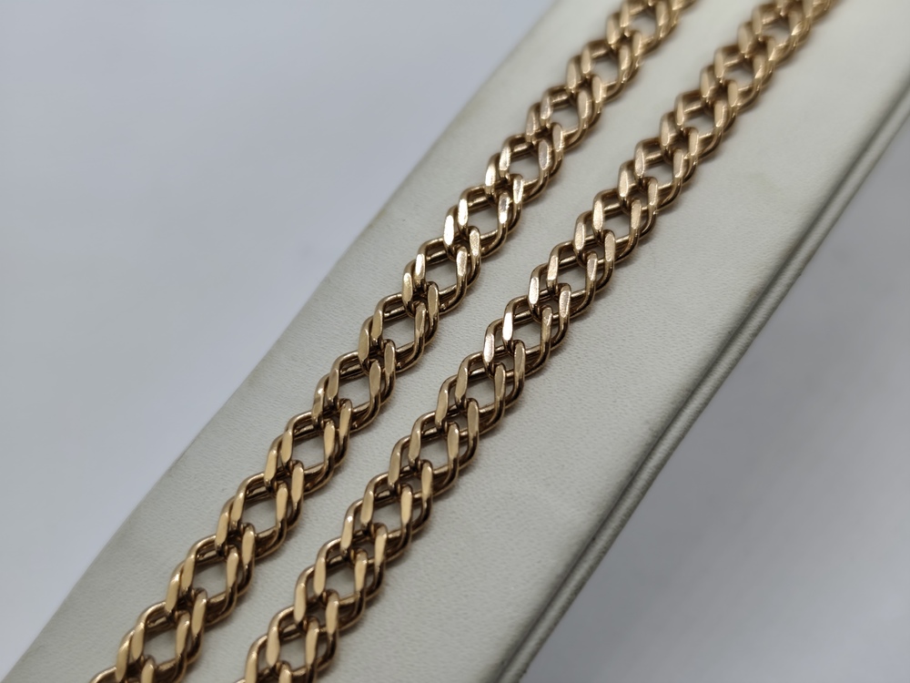 ЦПР2585 ЦЕПЬ ПУСТОТЕЛАЯ Ромб двойной (Au 585)