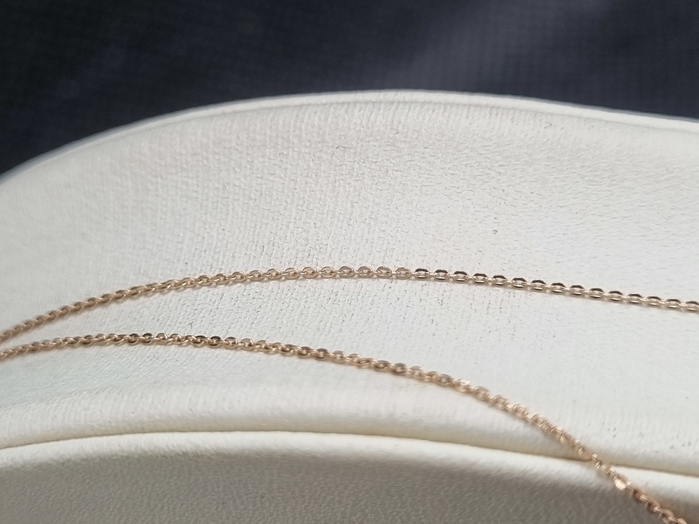 ЦЕПЬ ПОЛНОВЕСНАЯ Ромб двойной (Au 585)