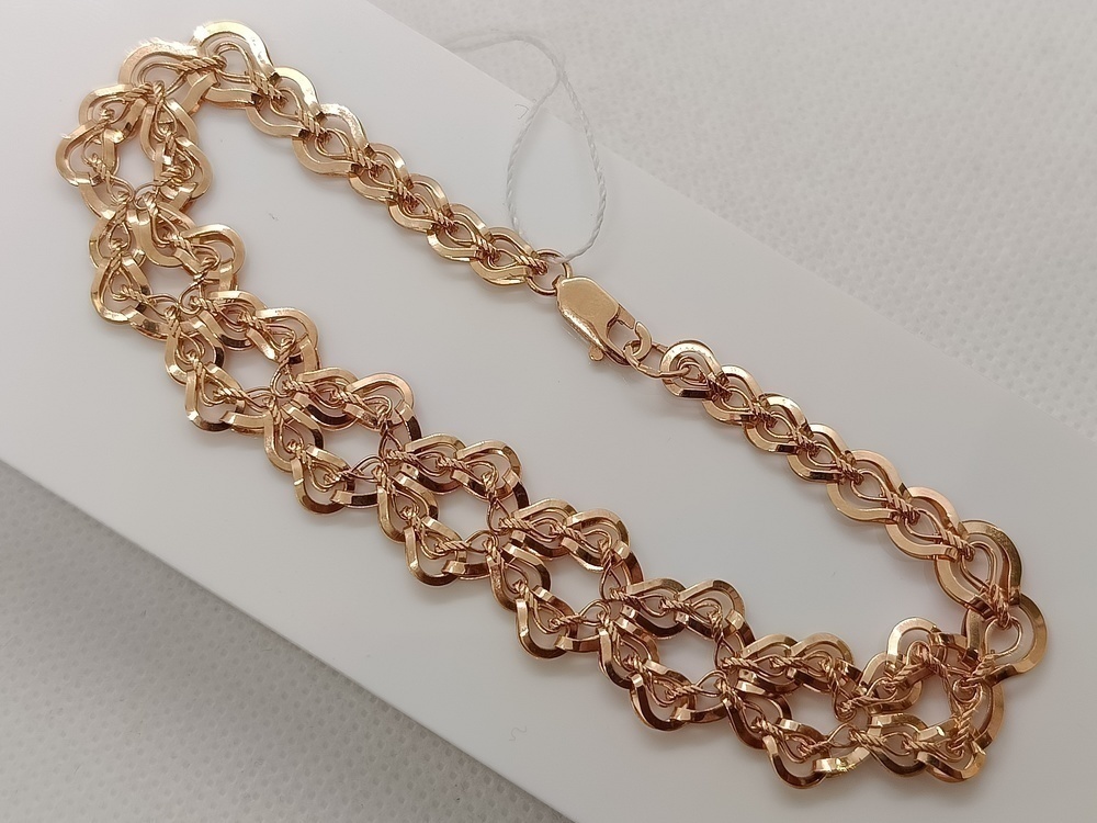 096 БРАСЛЕТ ШТАМПОВКА (Au 585)