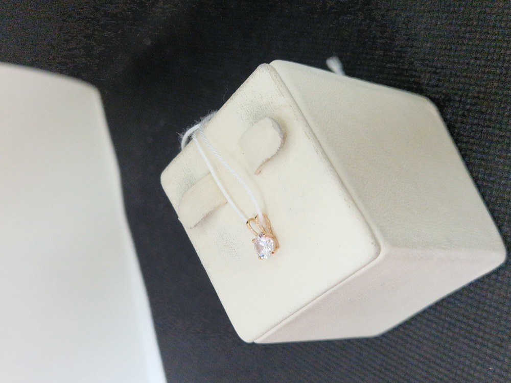 ПОДКМ585 ПОДВЕСКА С КАМНЕМ (Au 585)