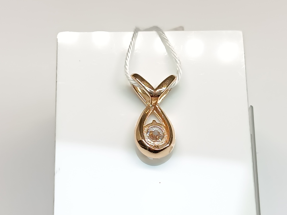 ПОДКМ585 ПОДВЕСКА С КАМНЕМ (Au 585)