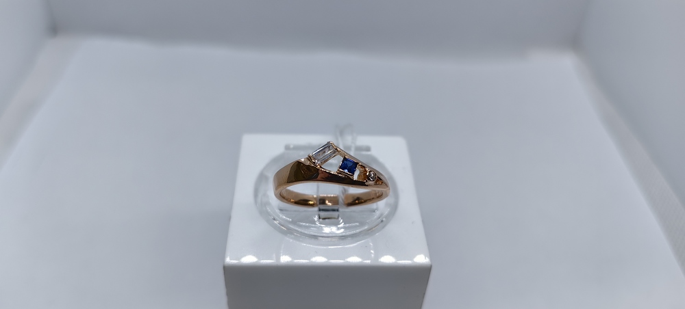 КОЛКМИ585 КОЛЬЦО С КАМНЯМИ (Au 585)