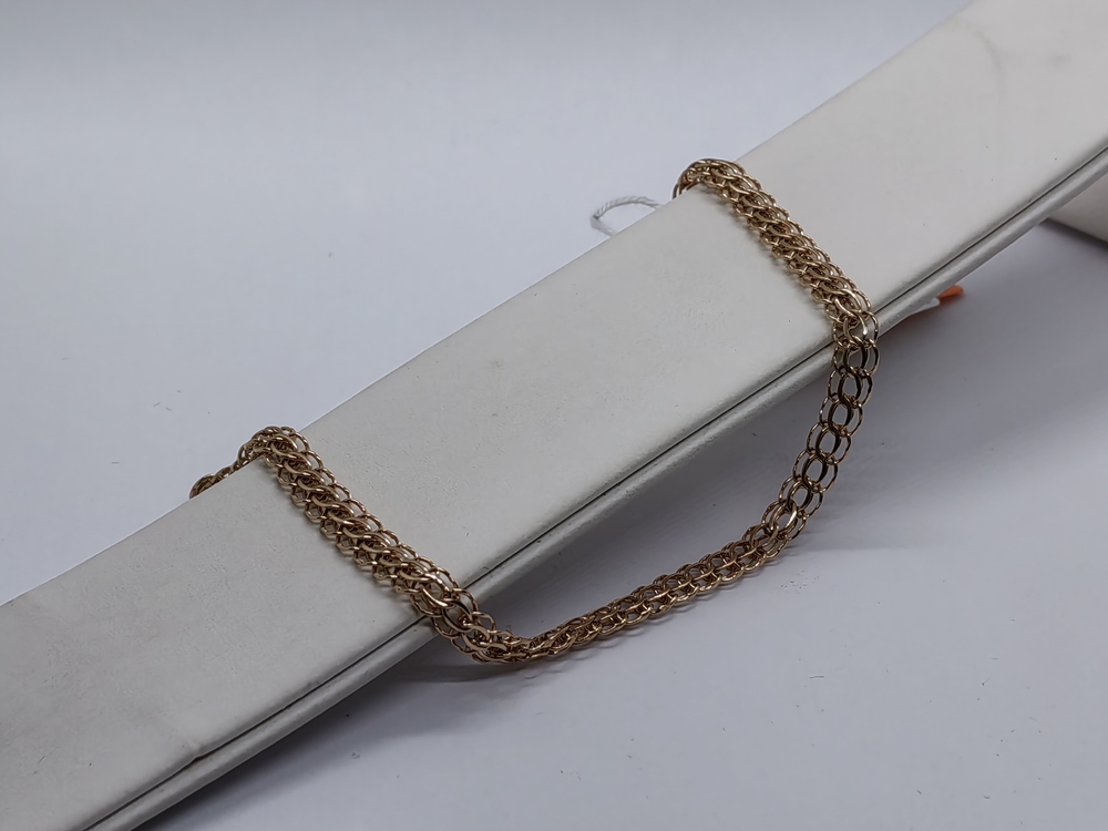 БРАСЛЕТ ПОЛНОВЕСНЫЙ Итальянка Au 585