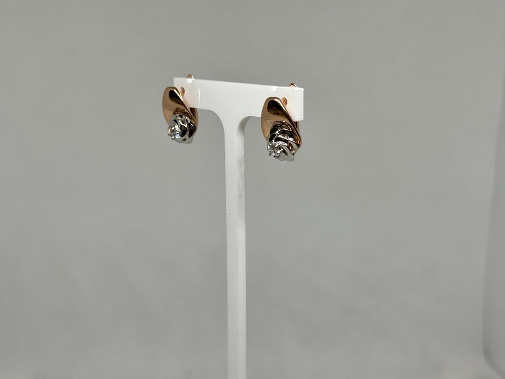 СЕРЬГИ С КАМНЕМ (Au 585)