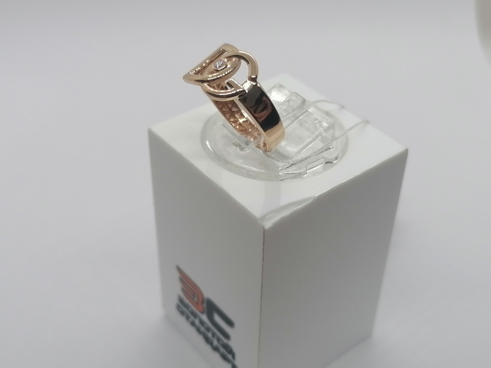 КОЛЬЦО С КАМНЕМ (Au 585)