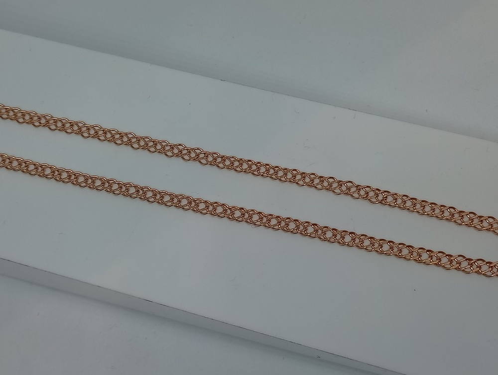 ЦЕПЬ ПОЛНОВЕСНАЯ Ромб двойной (Au 585)