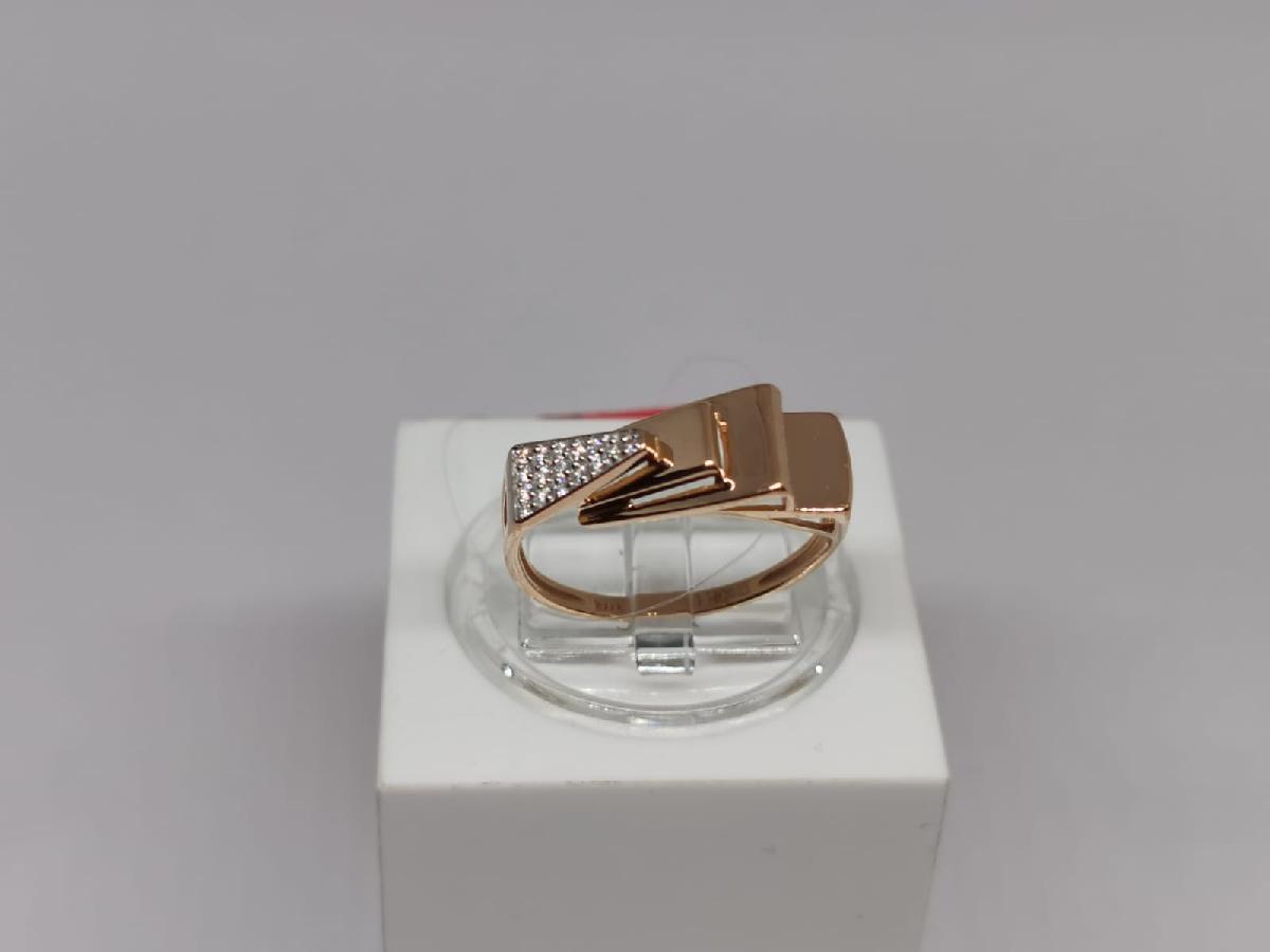 КОЛЬЦО С КАМНЯМИ (Au 585)