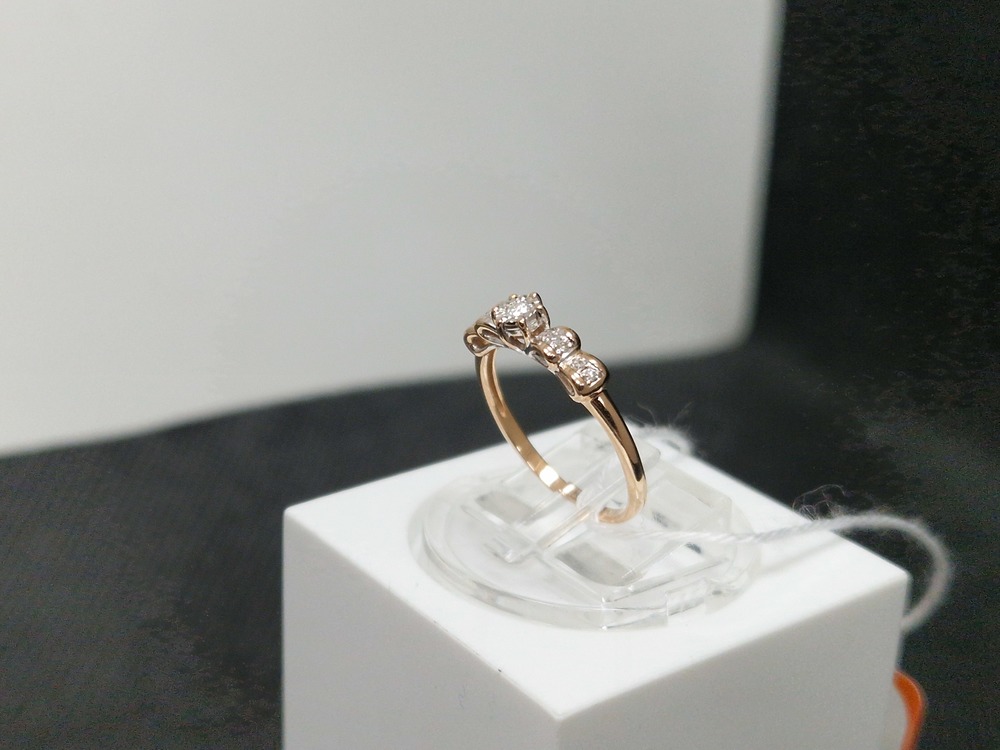 КОЛЬЦО БРИЛЛИАНТ Au 585