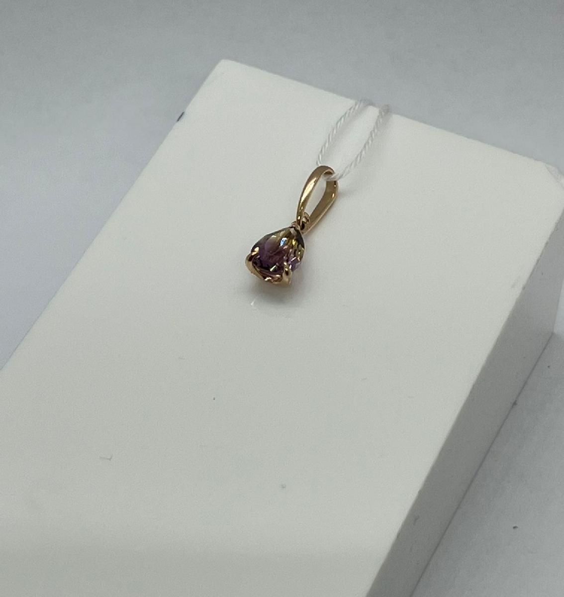 ПОДКМ585 ПОДВЕСКА С КАМНЕМ (Au 585)