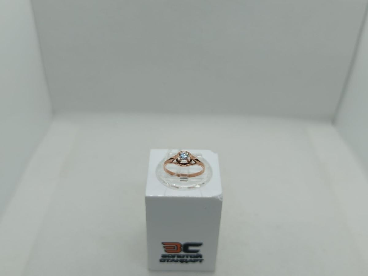 КОЛКМ585 КОЛЬЦО С КАМНЕМ (Au 585)