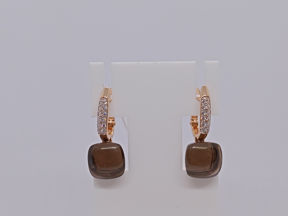 СЕРЬГИ С КАМНЯМИ (Au 585)