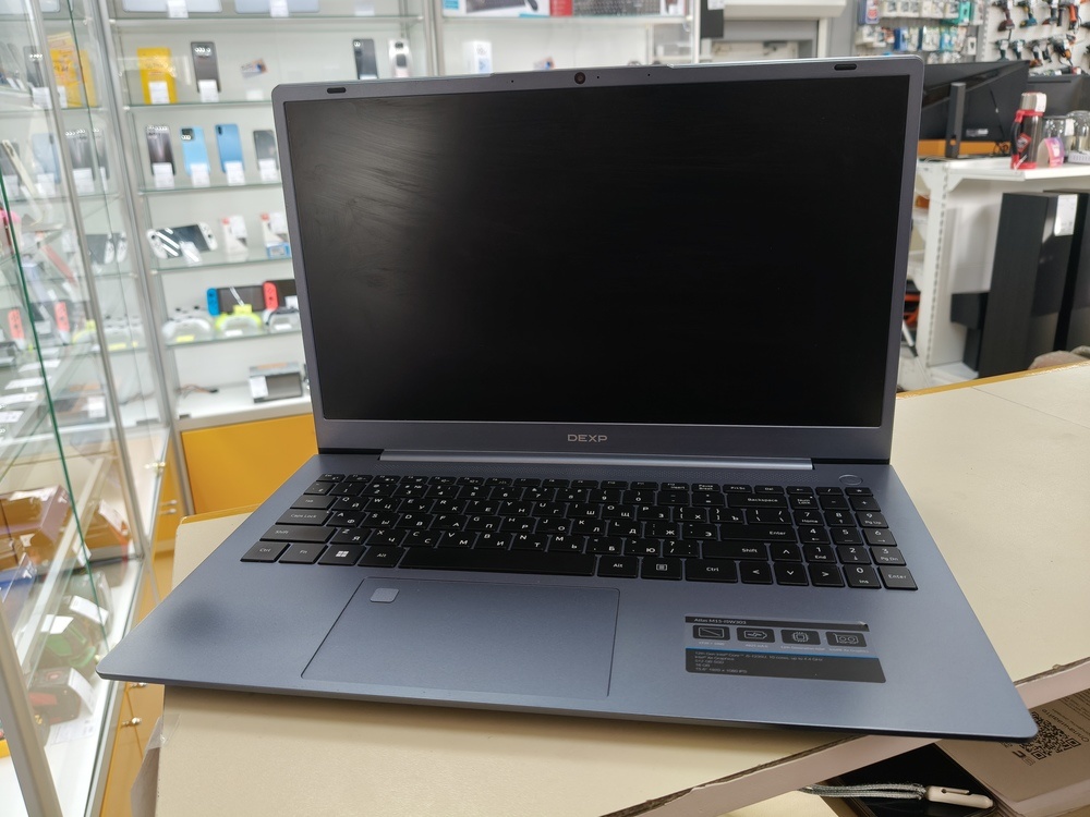 Ноутбук Dexp Atlas M15-I5W303; Core i5-1235U, Iris(R) Xe Graphics, 16 Гб, 512 GB, Нет