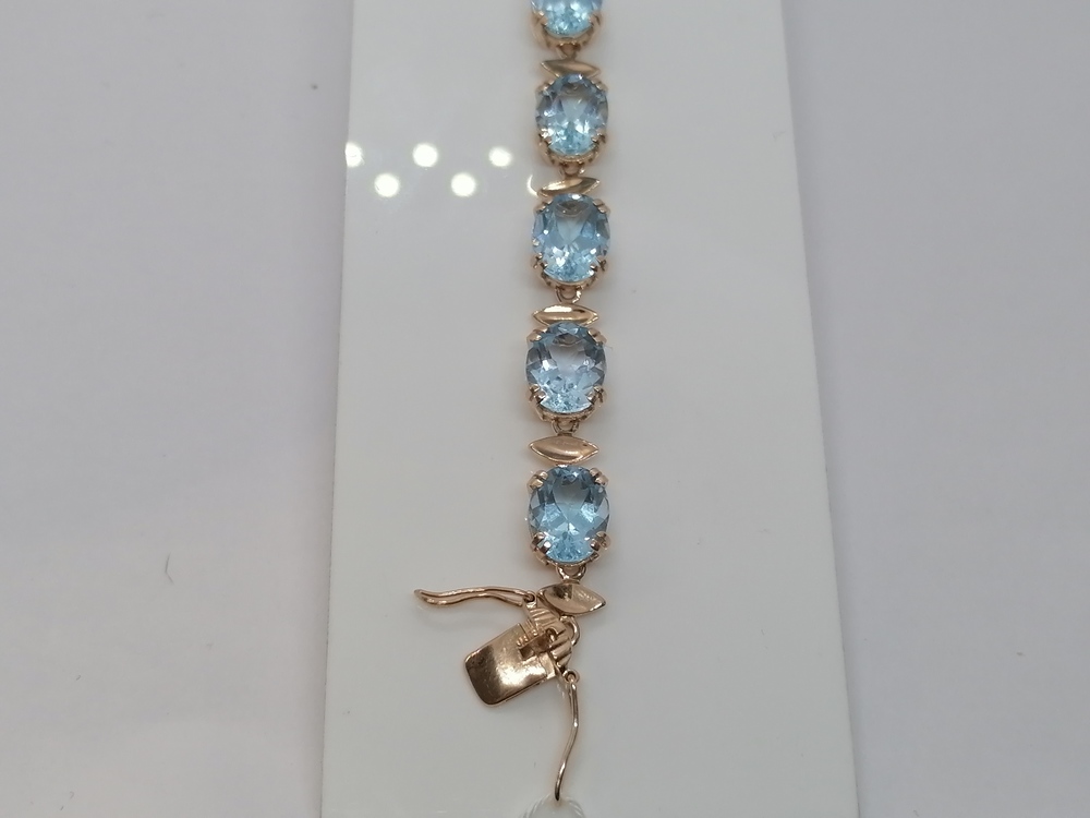 Б585 БРАСЛЕТ С КАМНЯМИ (Au 585)