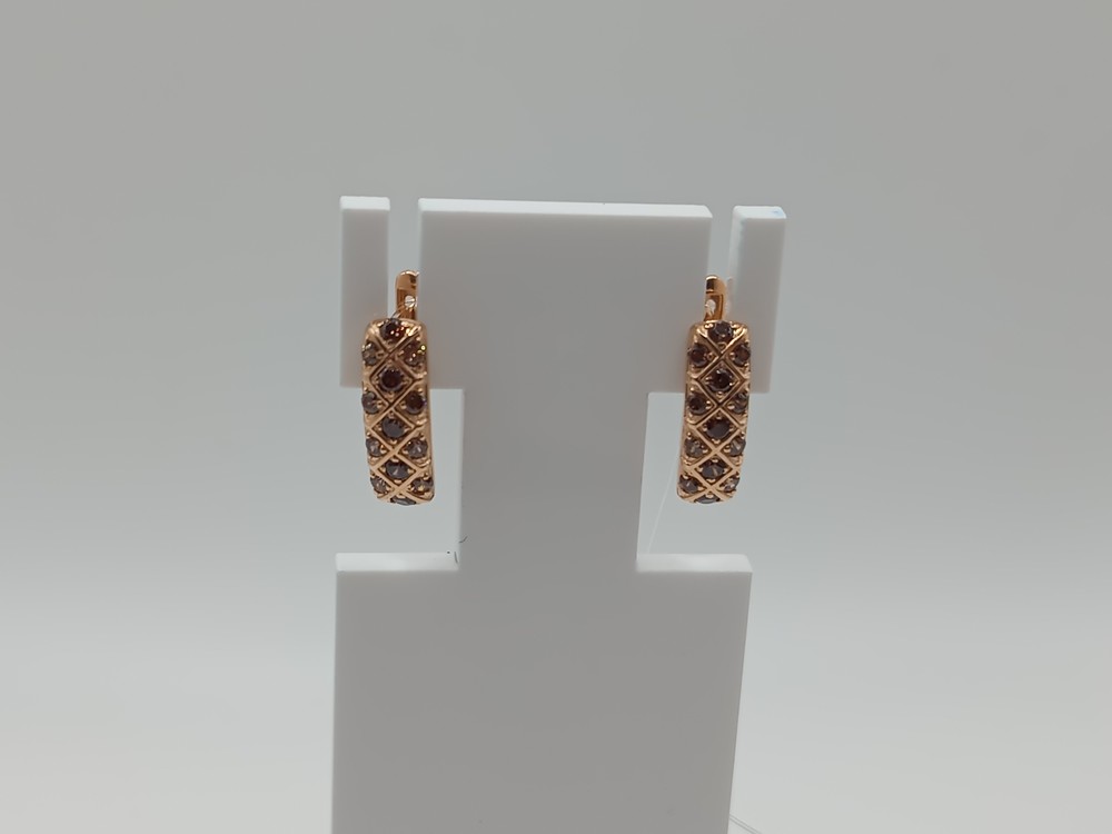 СЕРЬГИ С КАМНЯМИ (Au 585)