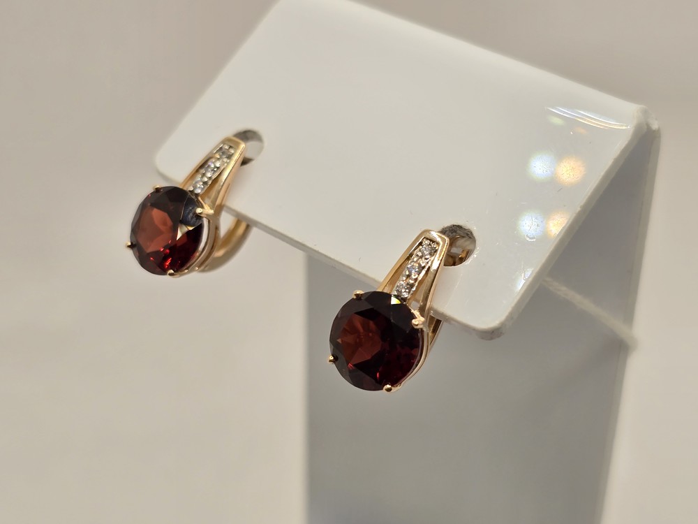 СЕРЬГИ С КАМНЯМИ (Au 585)