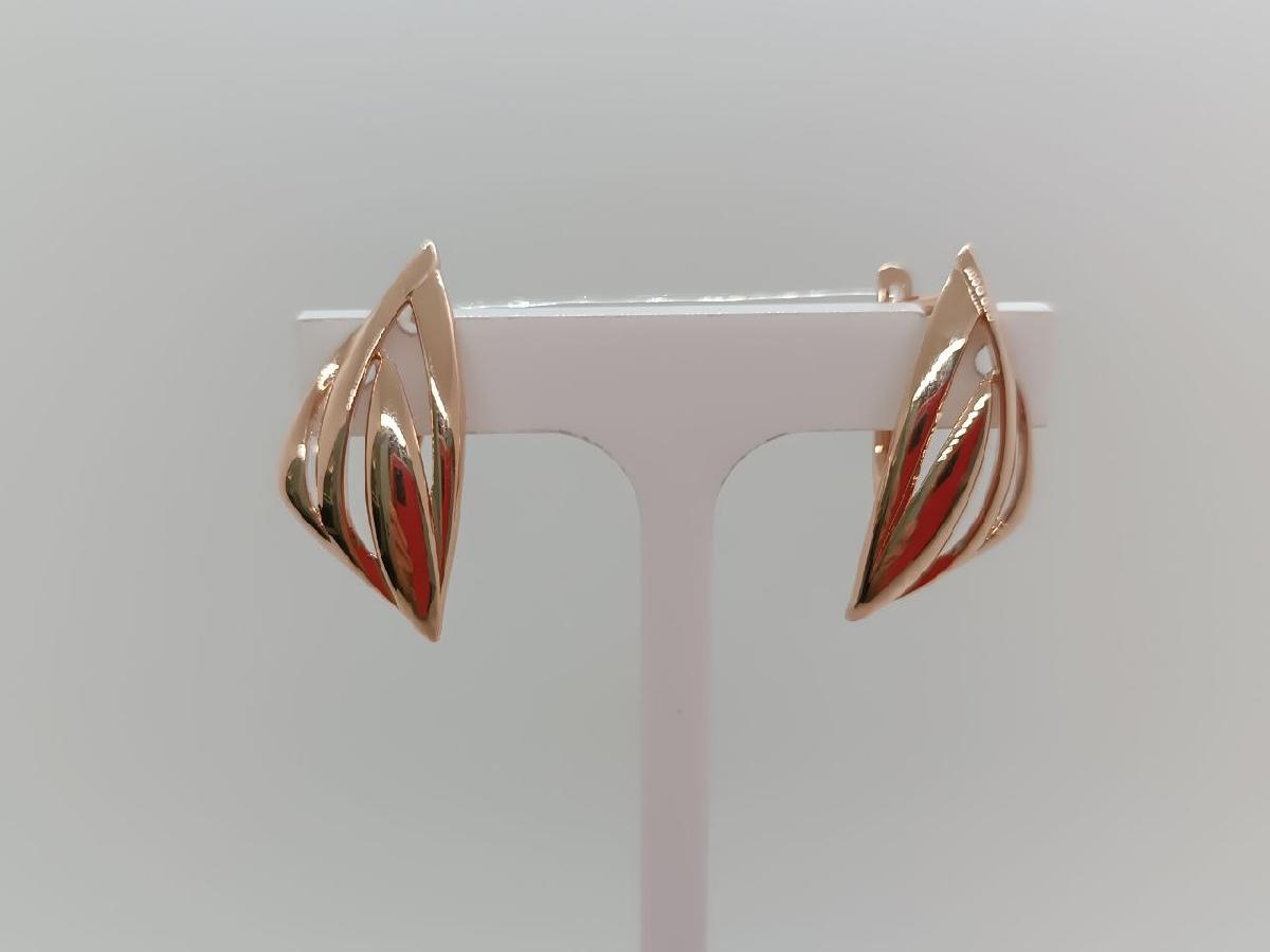 СЕРЬГИ БЕЗ КАМНЯ (Au 585)