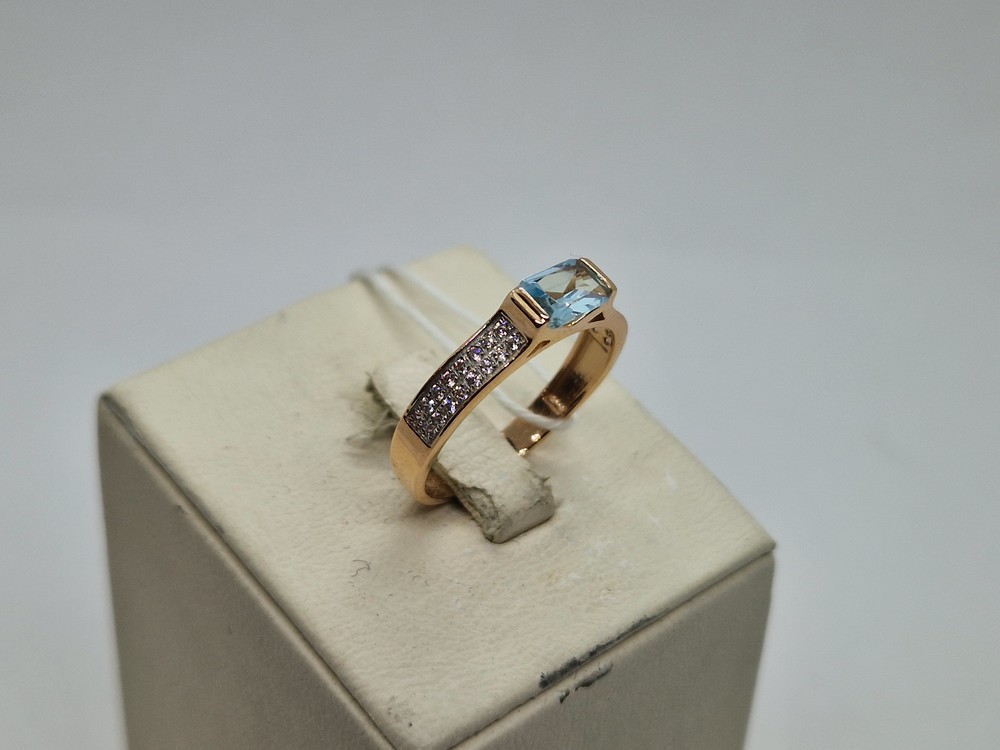 КОЛКМИ585 КОЛЬЦО С КАМНЯМИ (Au 585)