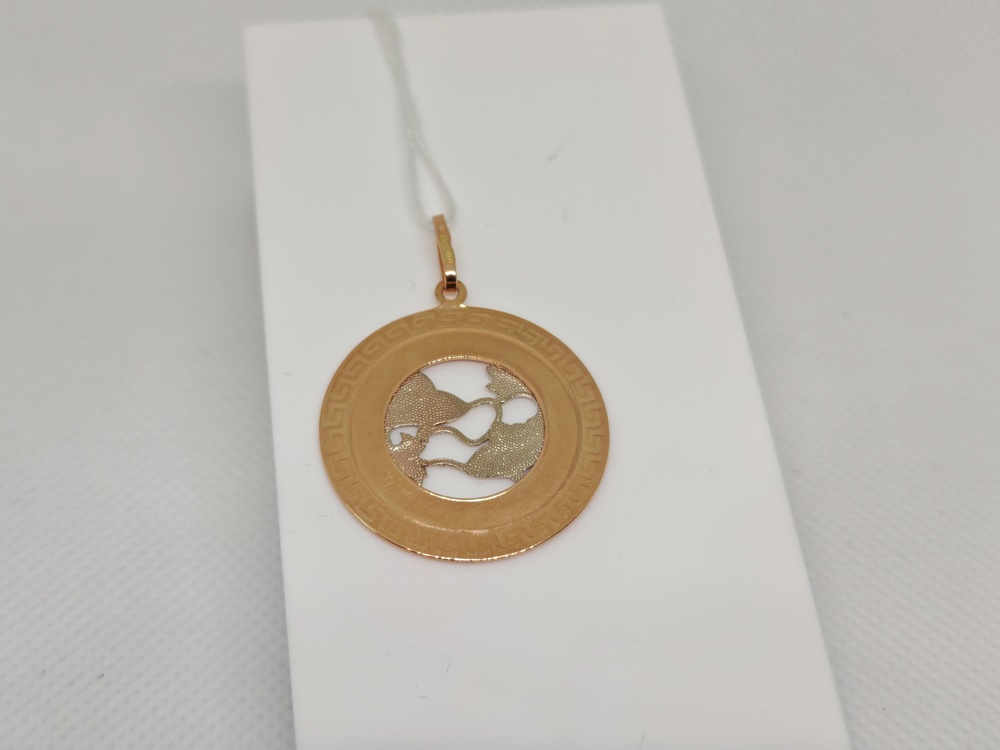 ПОДВЕСКА ЗНАК ЗОДИАКА РЫБЫ Au 585