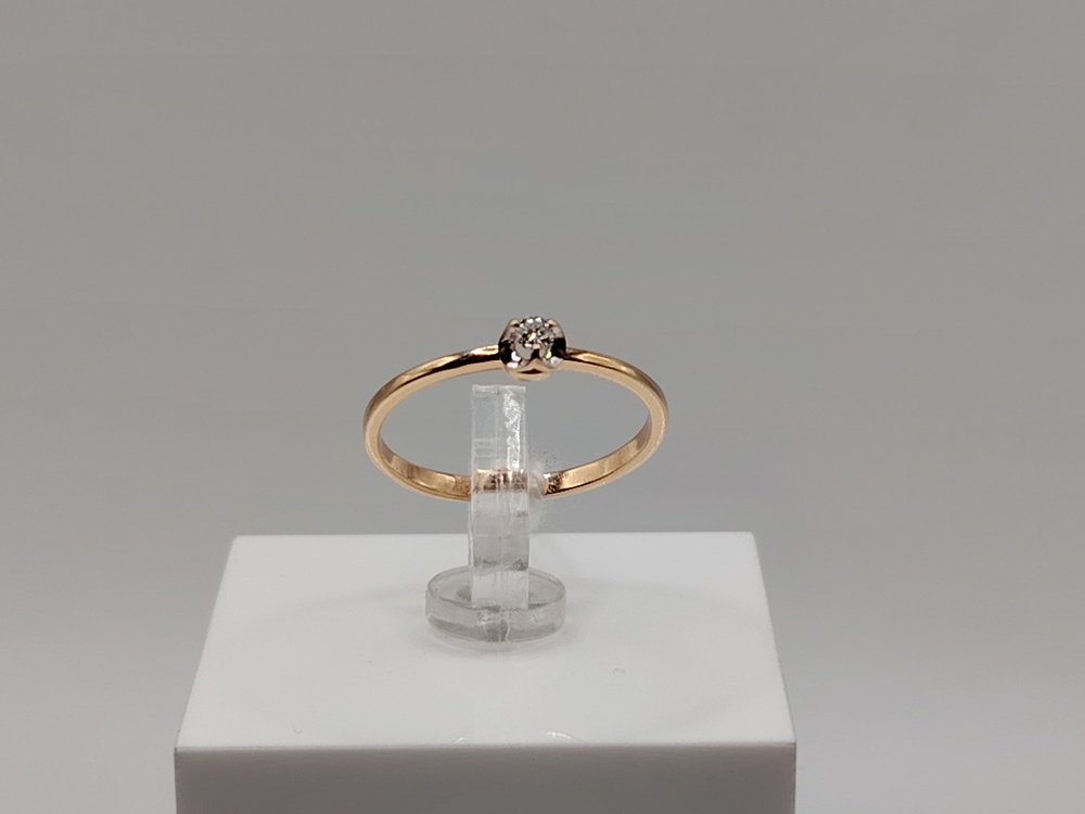 КОЛЬЦО БРИЛЛИАНТ Au 585