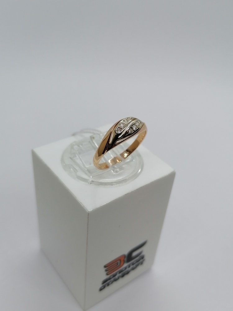 КОЛКМИ585 КОЛЬЦО С КАМНЯМИ (Au 585)
