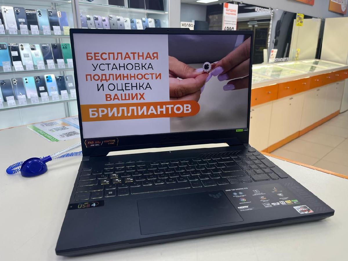 Ноутбук ASUS A 15; Ryzen 5 7535HS, Geforce RTX 4060, 16 Гб, 512 GB, Нет