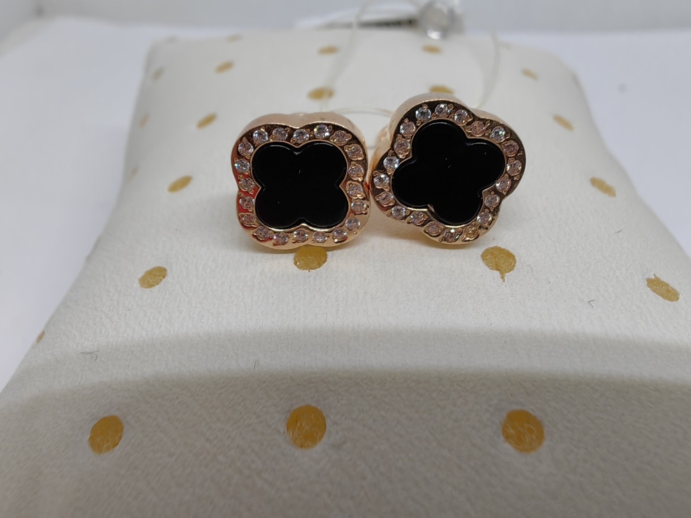 СЕРЬГИ ПУСЕТЫ с камнями (Au 585)