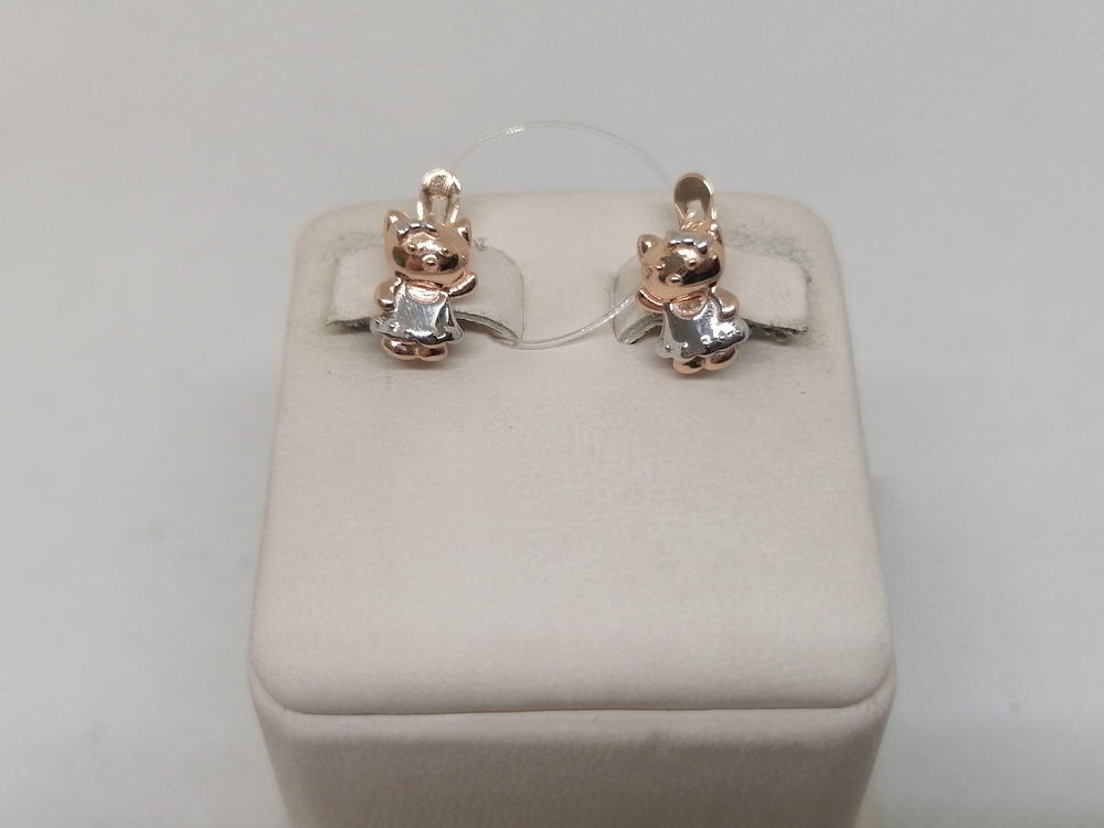 СЕРЬГИ БЕЗ КАМНЯ (Au 585)