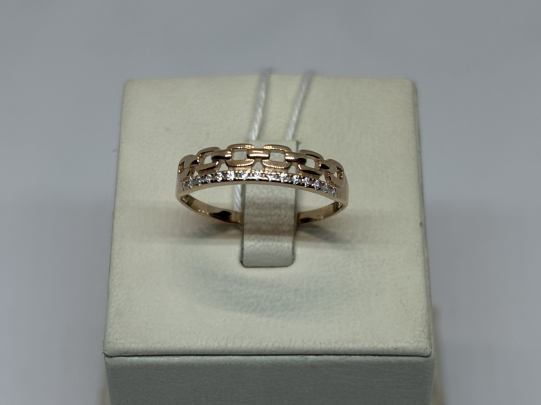 КОЛКМИ585 КОЛЬЦО С КАМНЯМИ (Au 585)