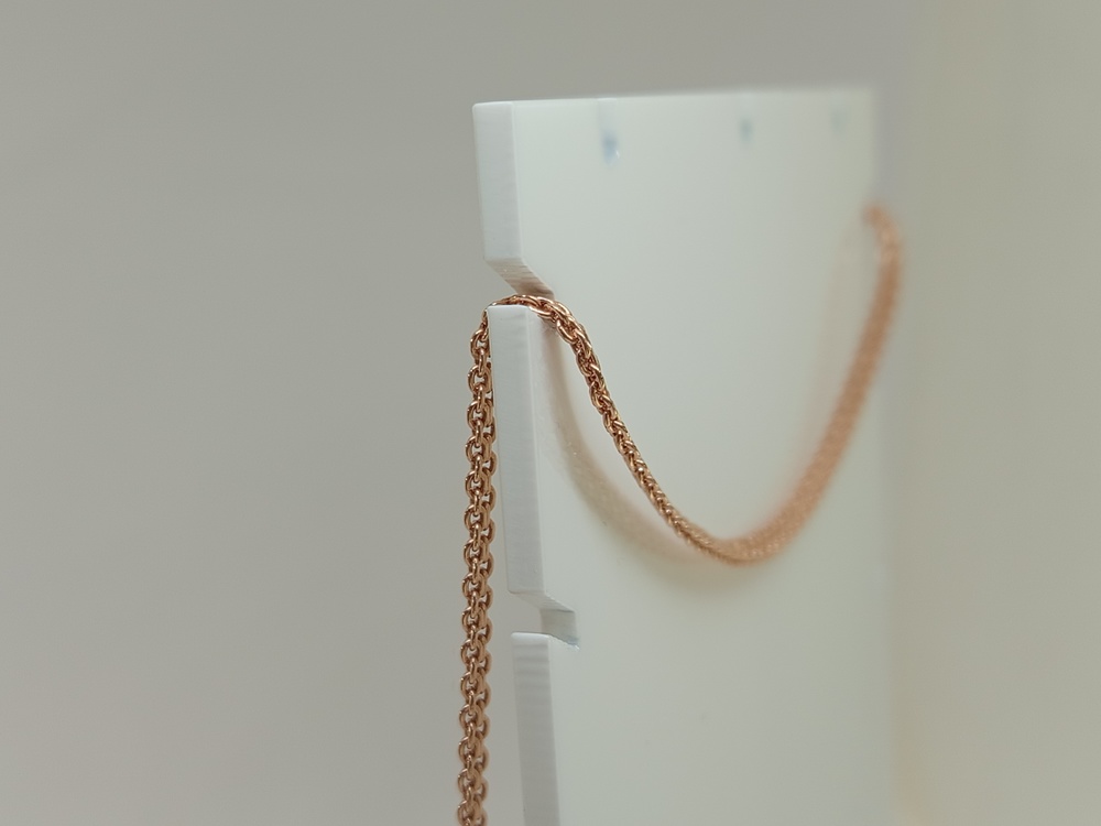 ЦЕПЬ ПУСТОТЕЛАЯ Бисмарк машинный (Au 585)