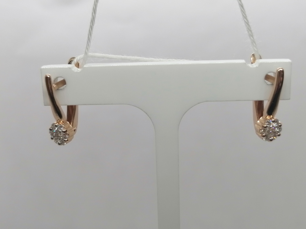 СЕРЬГИ БРИЛЛИАНТ (Au 585)