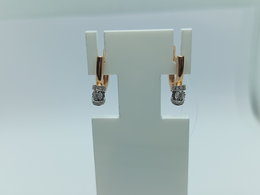 СЕРЬГИ БРИЛЛИАНТ (Au 585)