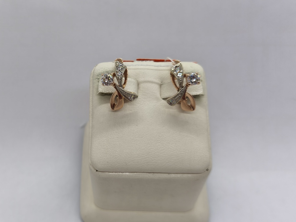 СЕРЬГИ С КАМНЯМИ (Au 585)