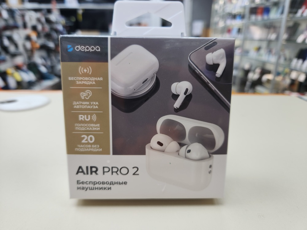 Наушники беспроводные Deppa 44167 Air Pro 2