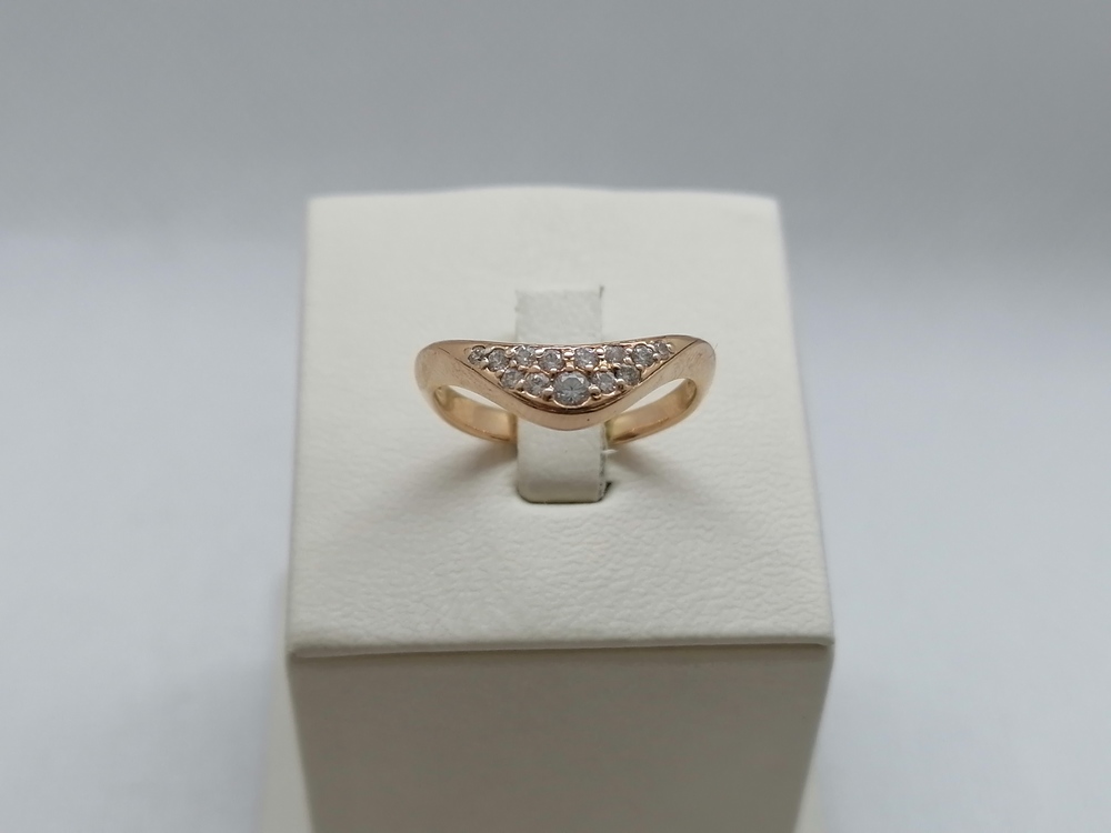 КОЛКМИ585 КОЛЬЦО С КАМНЯМИ (Au 585)