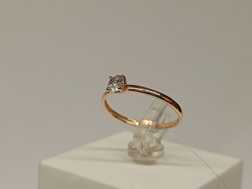 КОЛЬЦО С КАМНЕМ (Au 585)