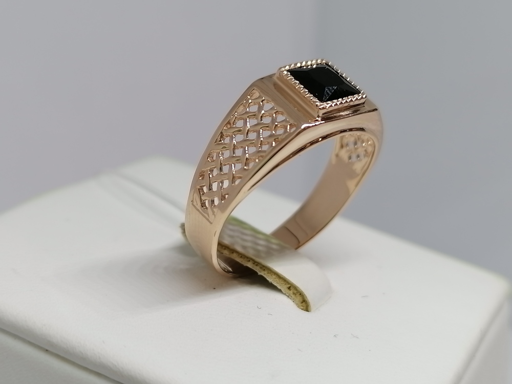 ПЕЧАТКА С КАМНЕМ (Au 585)