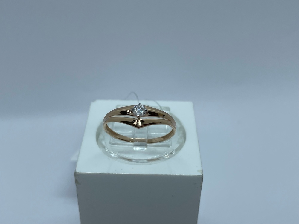 КОЛЬЦО С КАМНЕМ (Au 585)