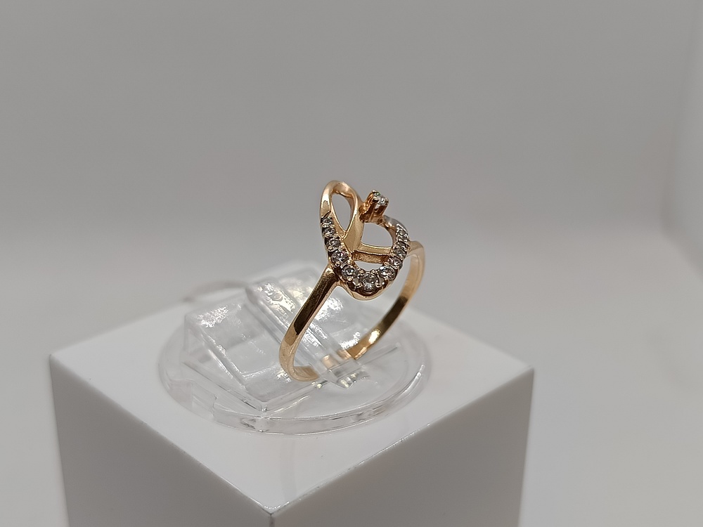 КОЛКМИ585 КОЛЬЦО С КАМНЯМИ (Au 585)