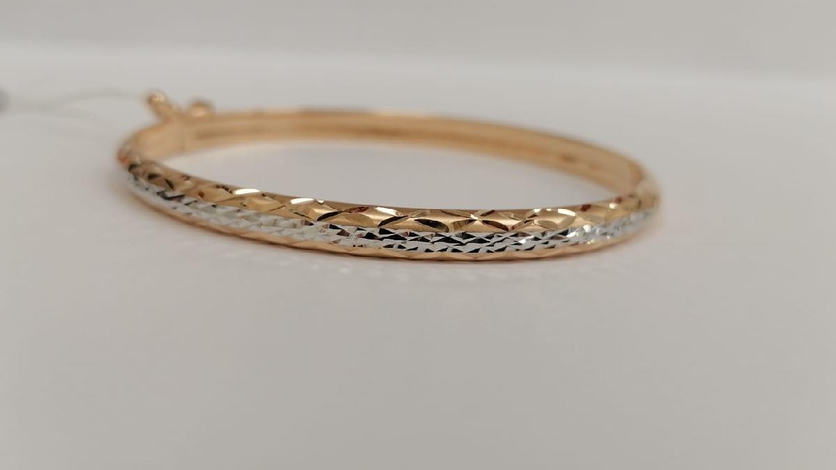 БРАСЛЕТ ЖЕСТКИЙ без камня (Au 585)