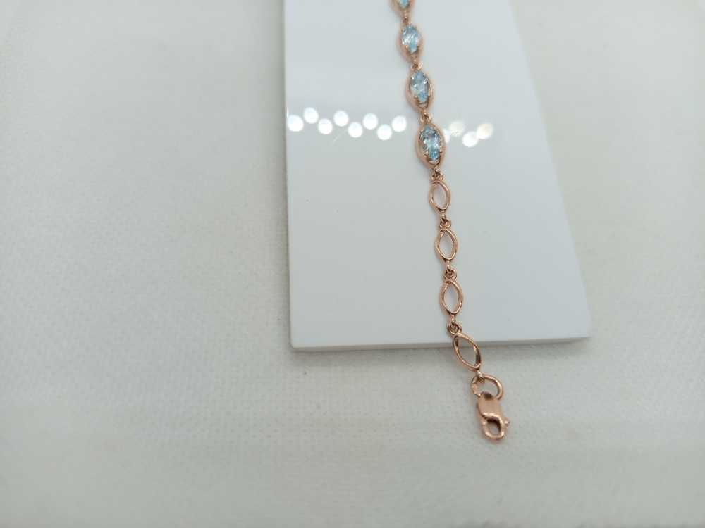 Б585 БРАСЛЕТ С КАМНЯМИ (Au 585)