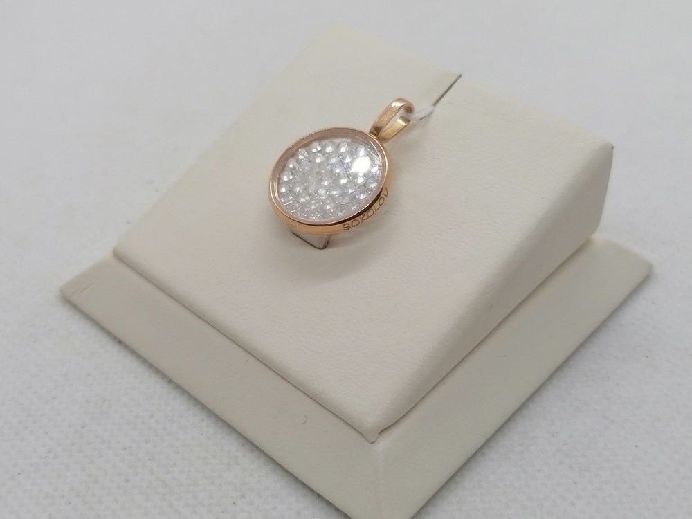 ПОДКМИ585 ПОДВЕСКА С КАМНЯМИ (Au 585)