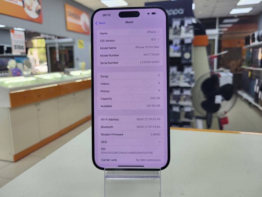 Смартфон Apple iPhone 15 Pro Max 256Gb