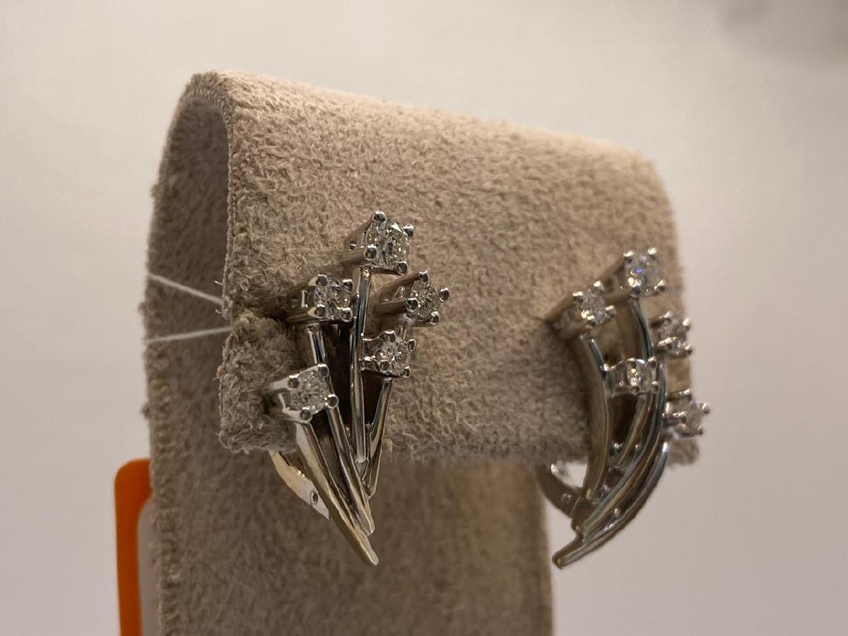 СЕРЬГИ БРИЛЛИАНТ Au 750