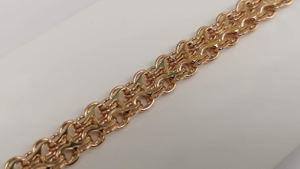 БРАСЛЕТ ПОЛНОВЕСНЫЙ Рамзес (Au 585)