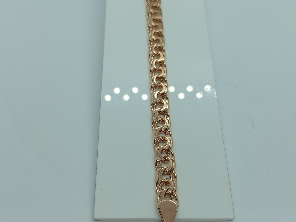 БЛБ585 БРАСЛЕТ ПОЛНОВЕСНЫЙ Бисмарк (Au 585)