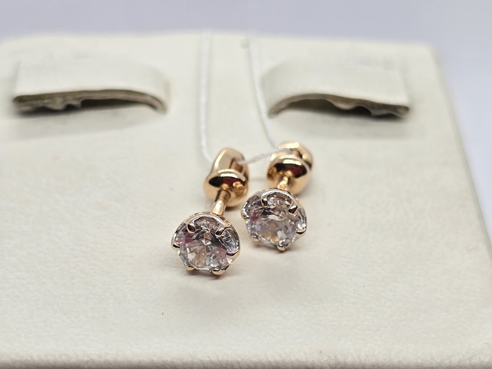 СЕРЬГИ ПУСЕТЫ (Au 585)