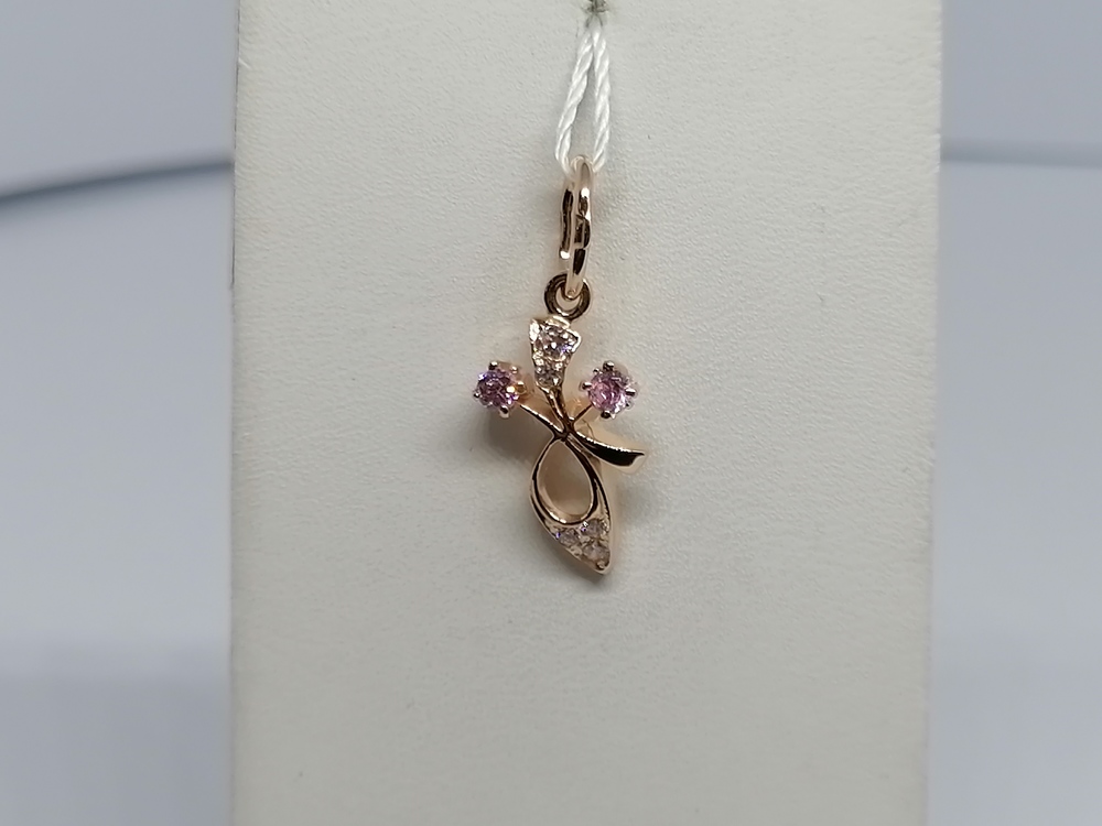 ПОДВЕСКА С КАМНЯМИ (Au 585)