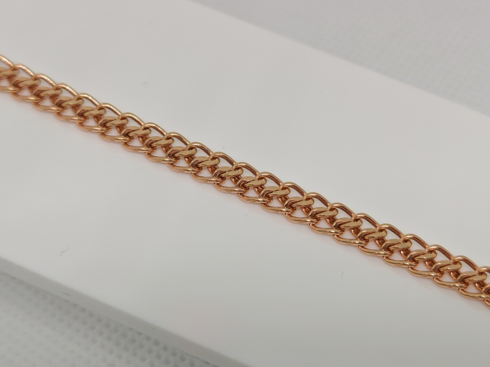 БРАСЛЕТ ПУСТОТЕЛЫЙ Царь (Au 585)